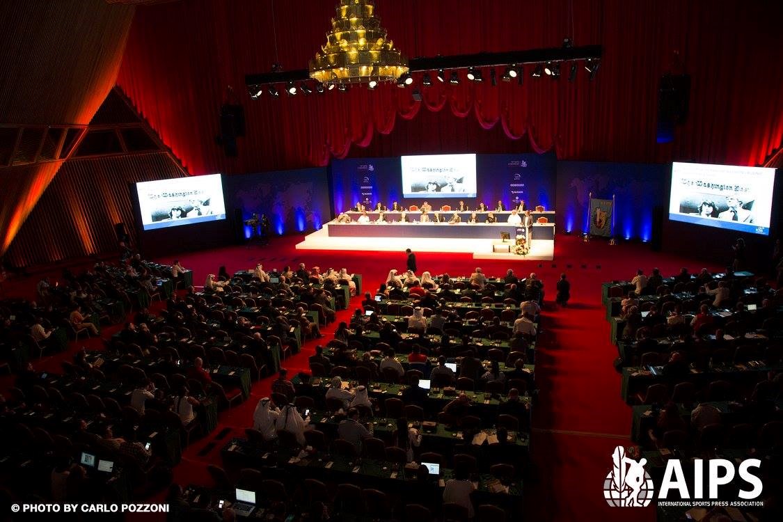 Prächtiger Ort, ernste Themen: der AIPS-Kongress in Doha
